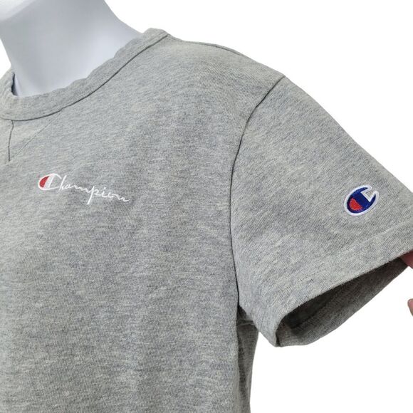 2/$20 Champion Classic Grey Top T-shirt Tee100% Cotton Size: Small - Picture 2 of 6